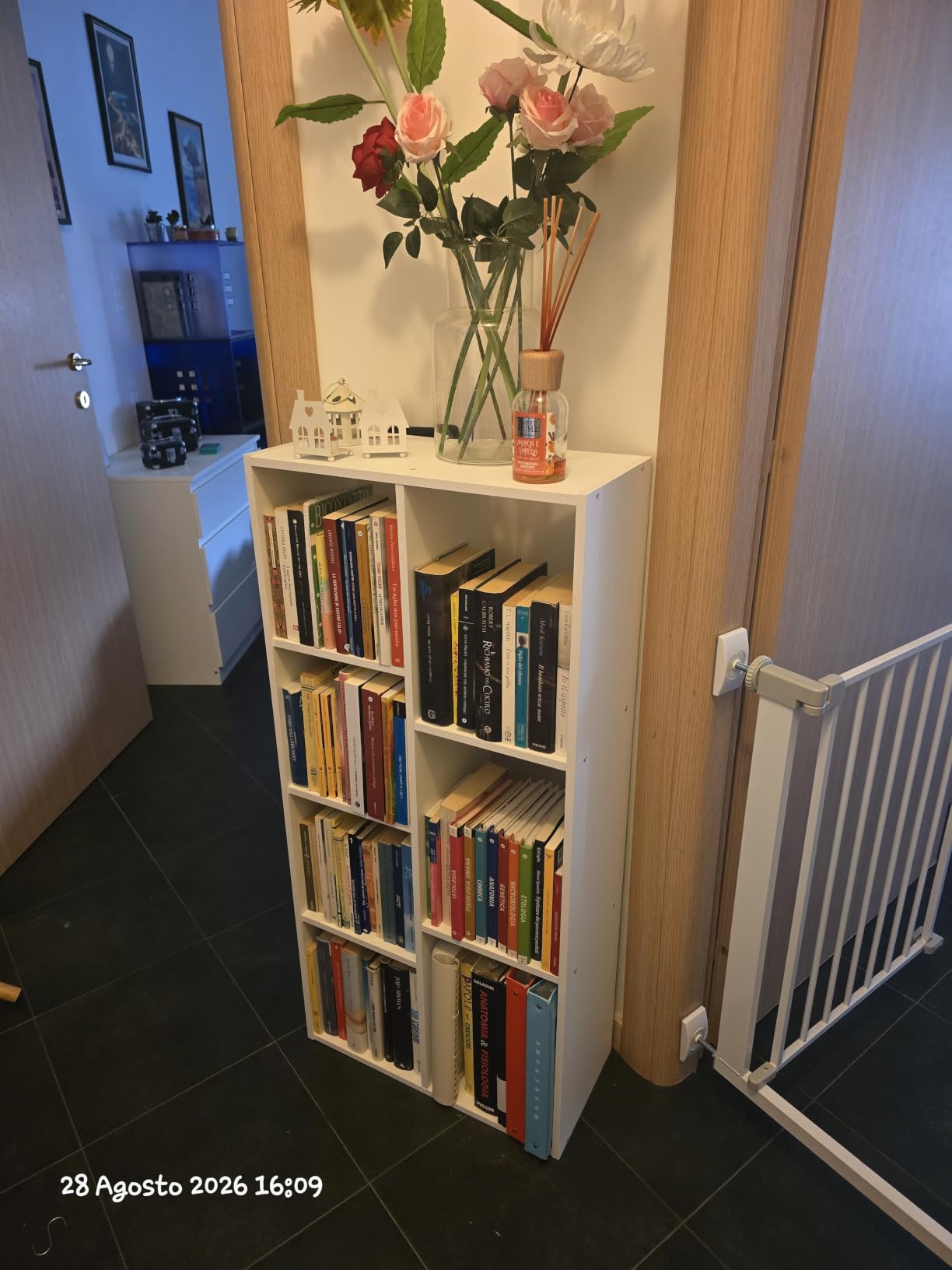 Amazon Basics Libreria 5 Cubi Bianco 50x24x80 cm