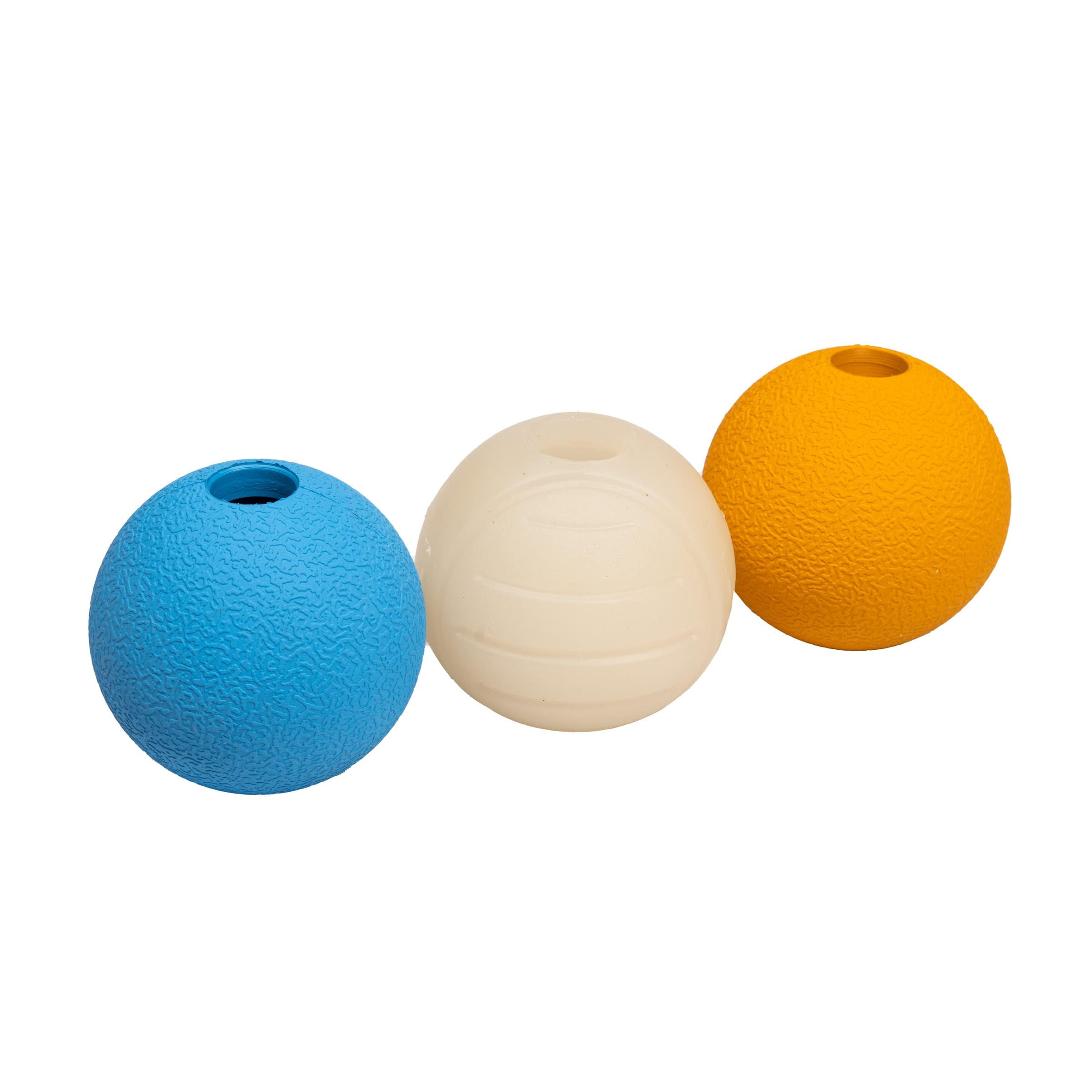 Amazon Basics Supreme palline in gomma per cani 6,35 cm 3 pezzi rimbalzanti