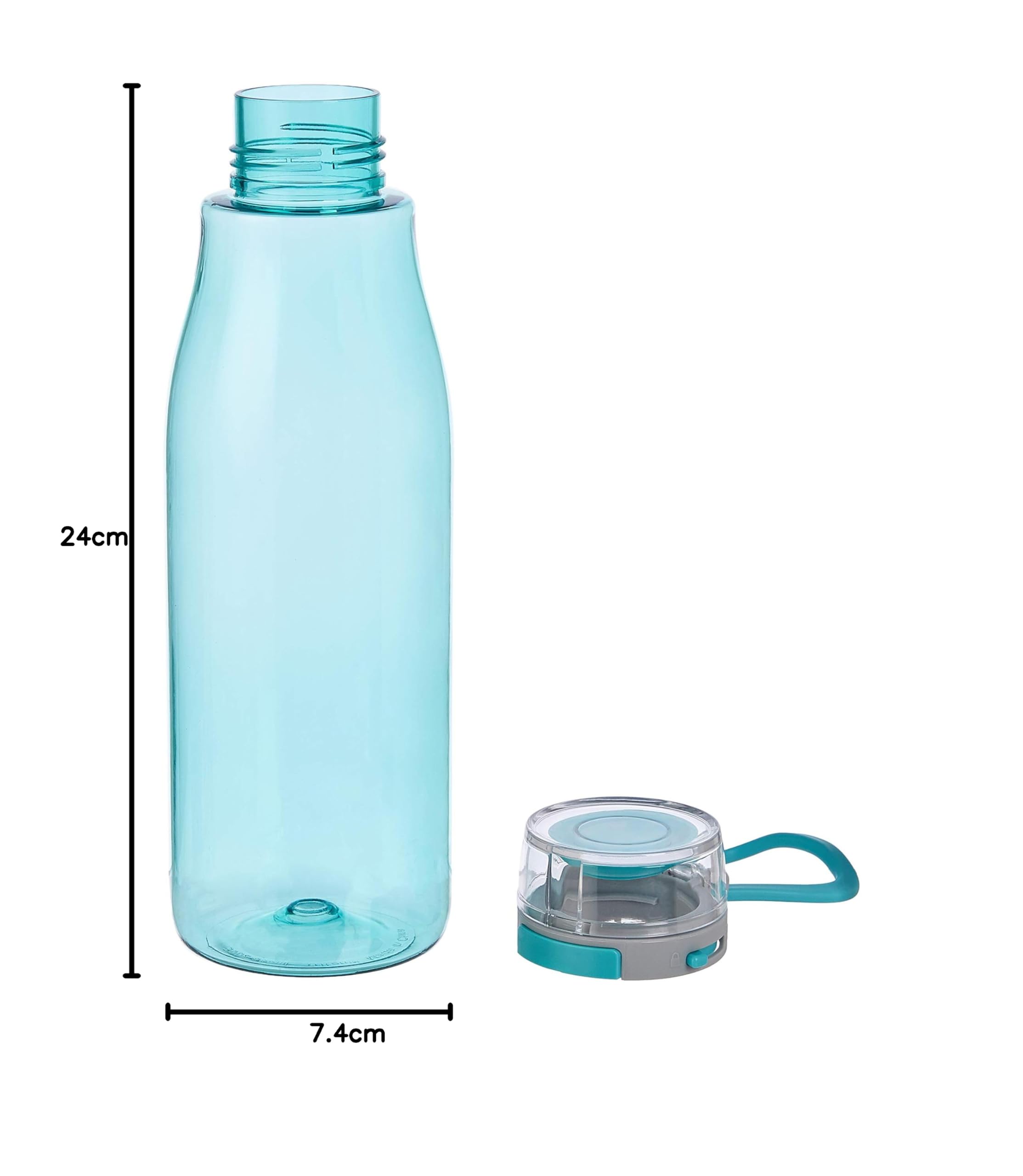 AmazonBasics Borraccia Sportiva 680 ml 2 Pezzi Blu Viola