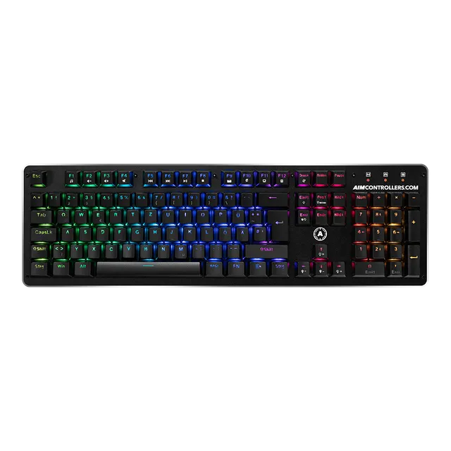 Aim tastiera meccanica RGB gaming retroilluminata
