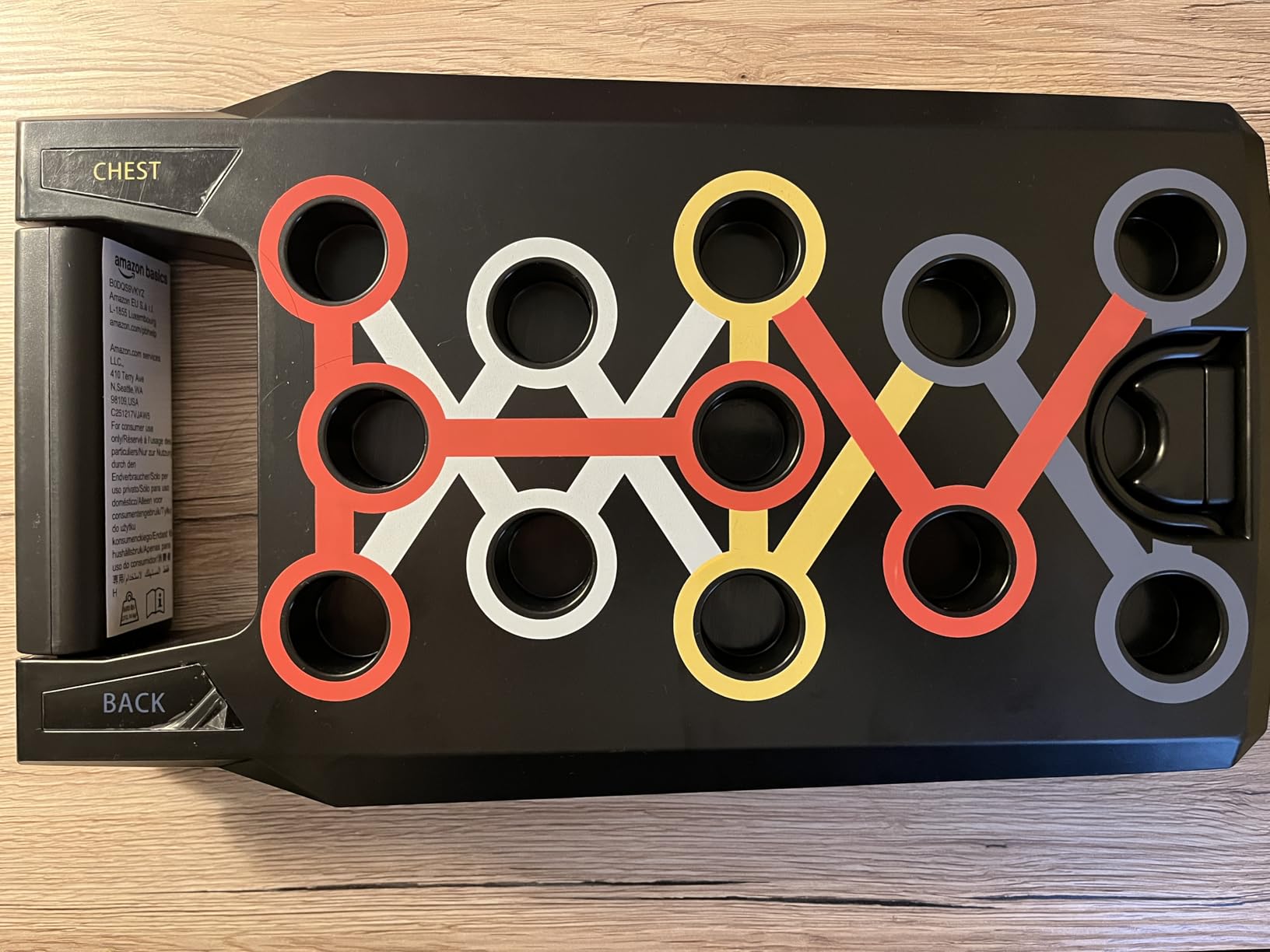 Amazon Basics tavola flessioni 24 in 1 con maniglie pieghevole