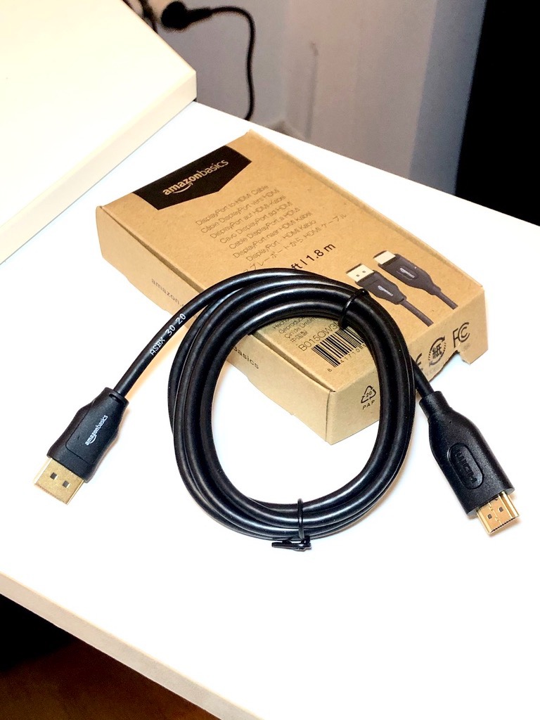 Amazon Basics Cavo DisplayPort HDMI 0,9 m Full HD