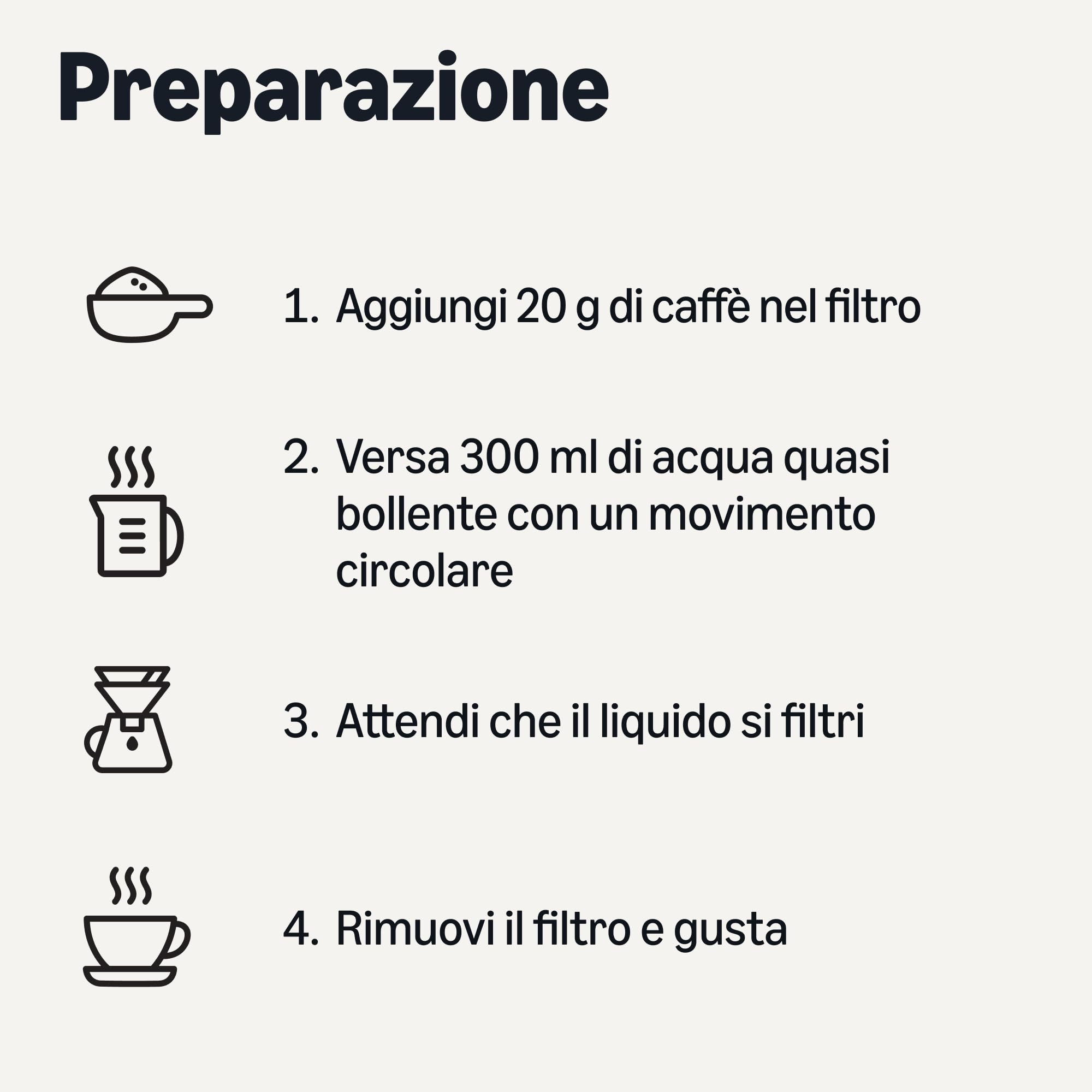 Amazon Basics caffettiera pour over vetro 1L filtro inox