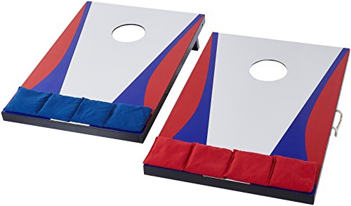 AmazonBasics Set Cornhole Portatile in Legno 8 Sacchetti