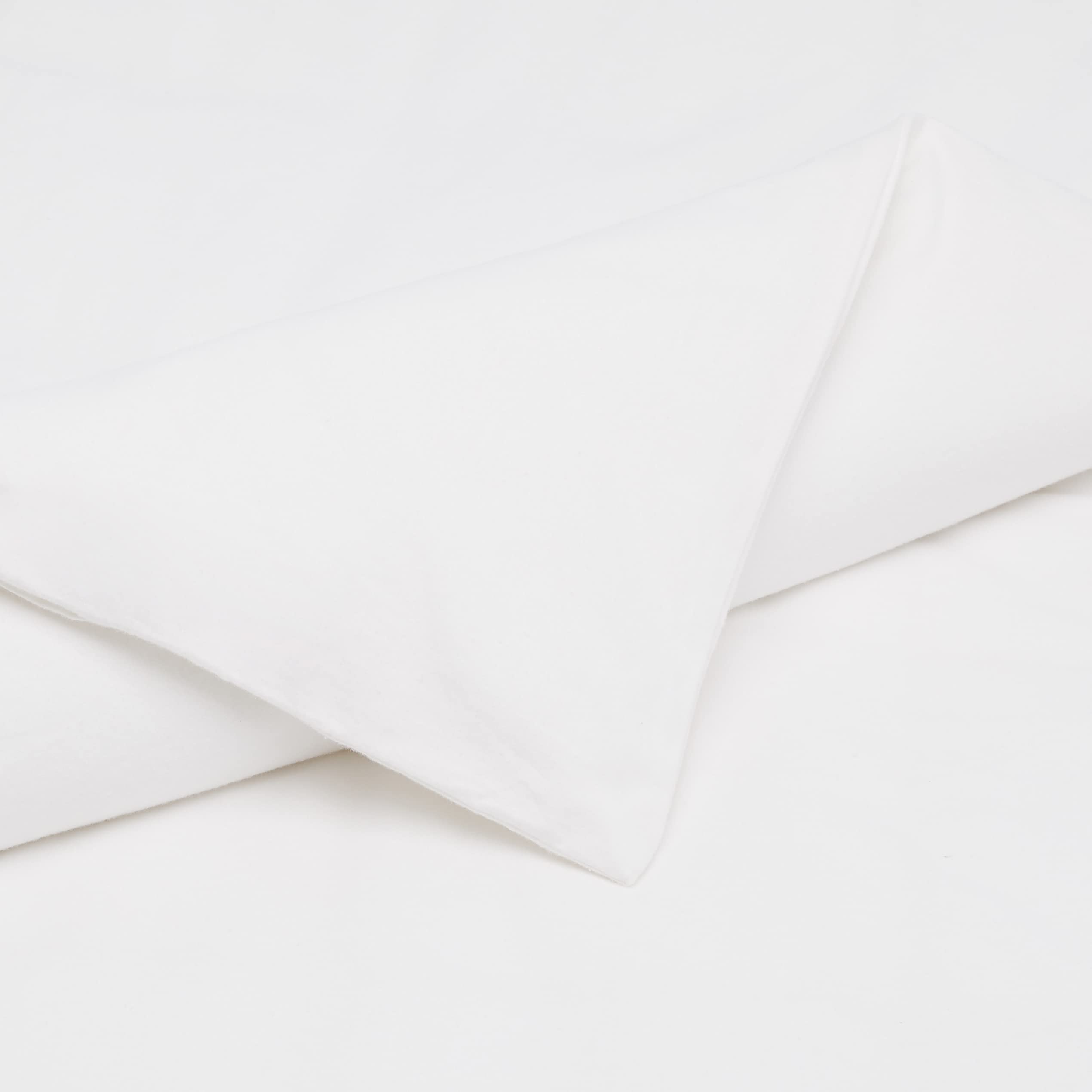 Amazon Basics Set Copripiumino Flanella Bianco 135x200 cm