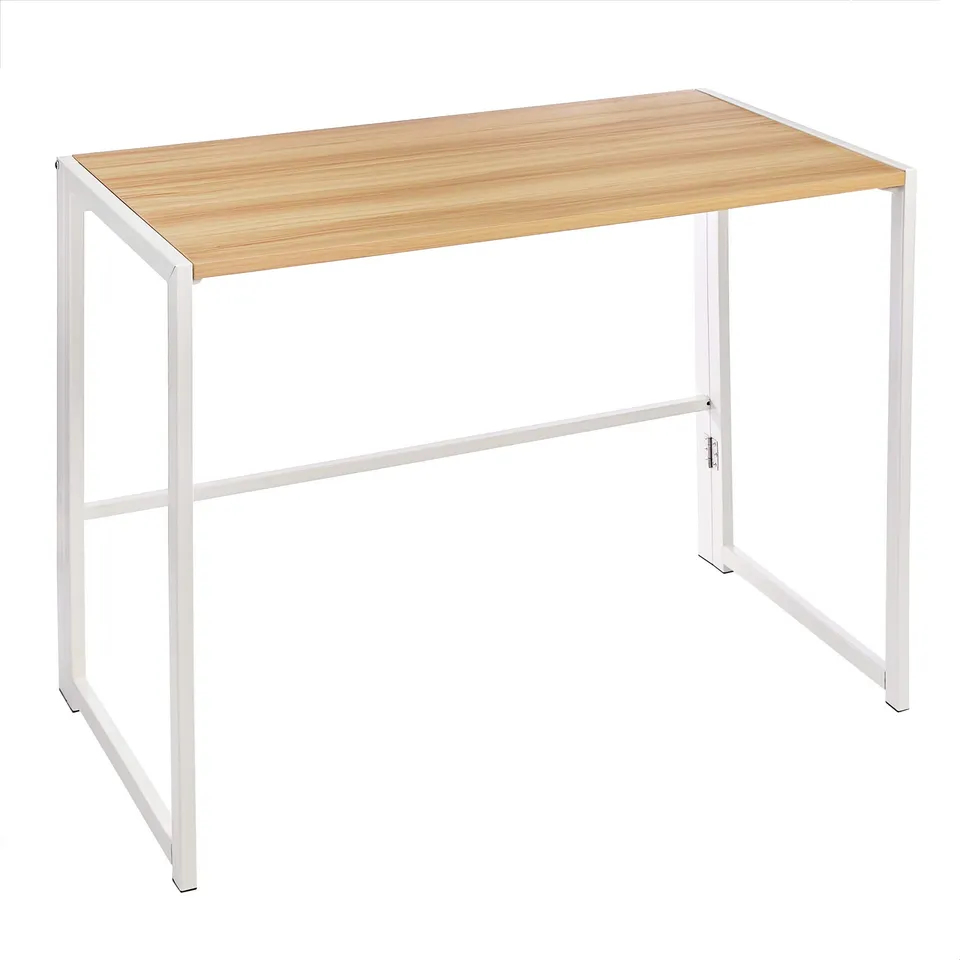 AmazonBasics Tavolo pieghevole 102 cm naturale portatile