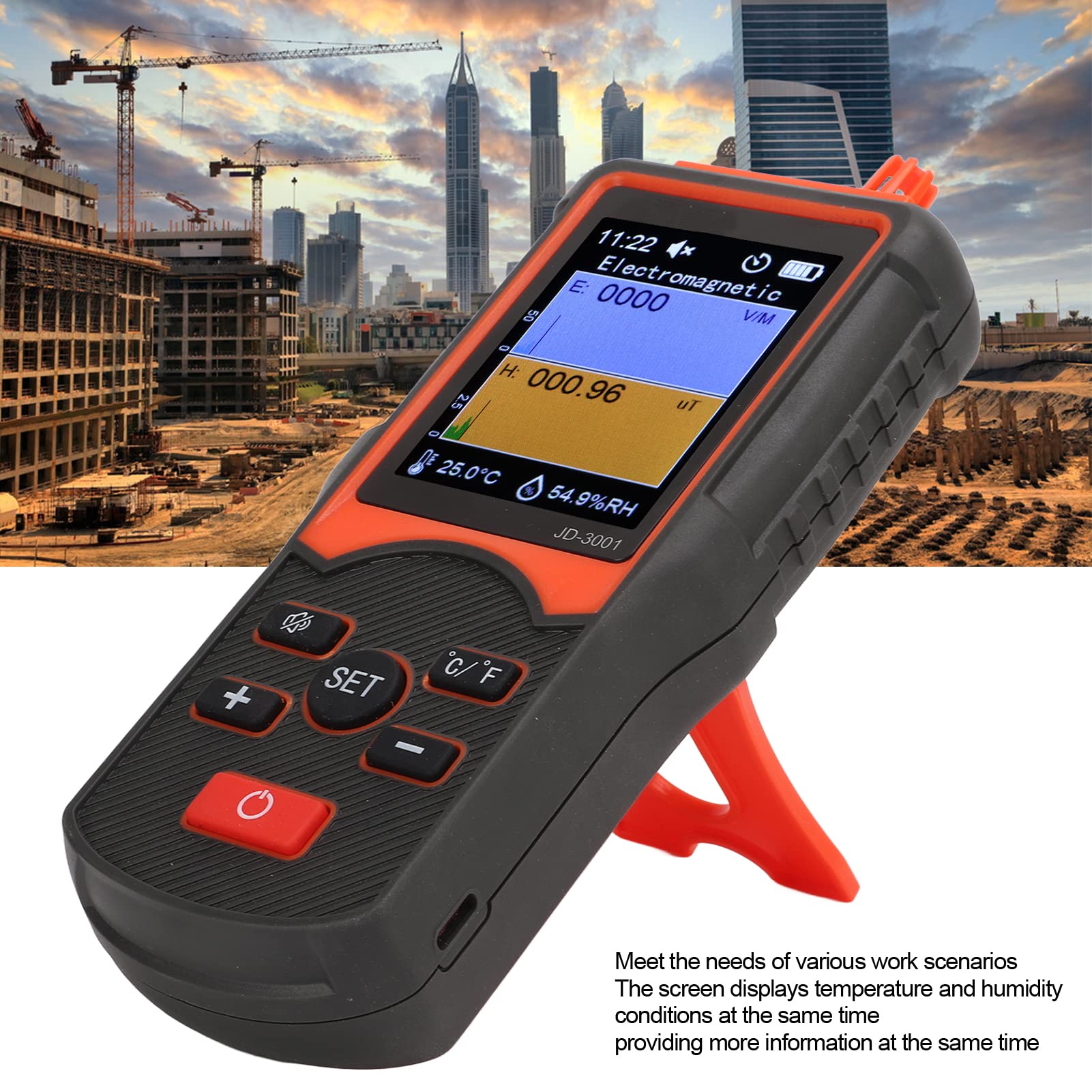 Elprico JD-3001 Contatore Geiger Rilevatore Radiazioni Portatile
