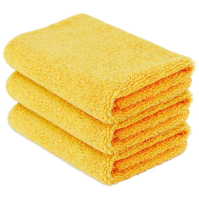 Amazon Basics Panni Microfibra 40x40 cm Confezione da 3 Auto