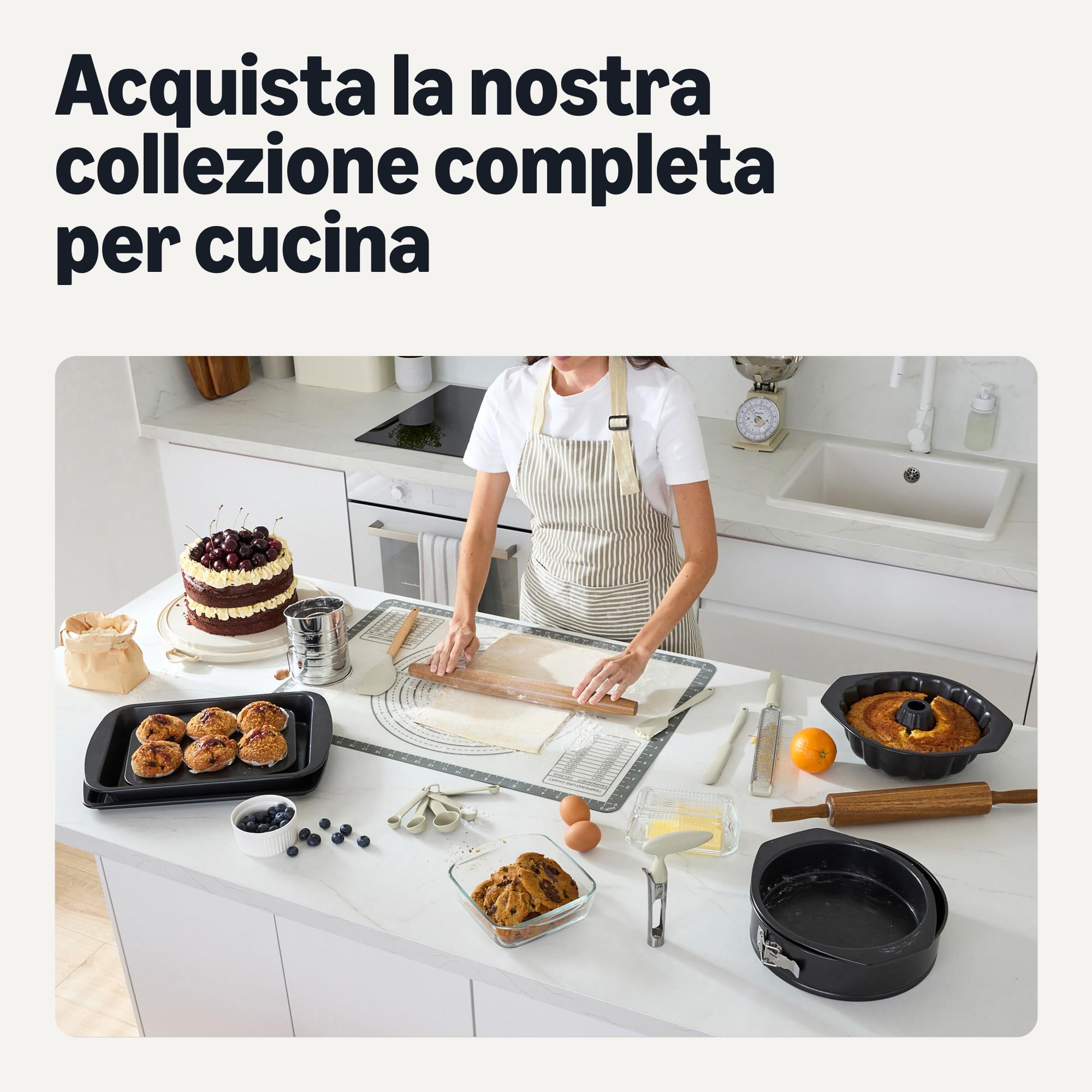 Amazon Basics levatorsoli set 2 pezzi ananas mela acciaio