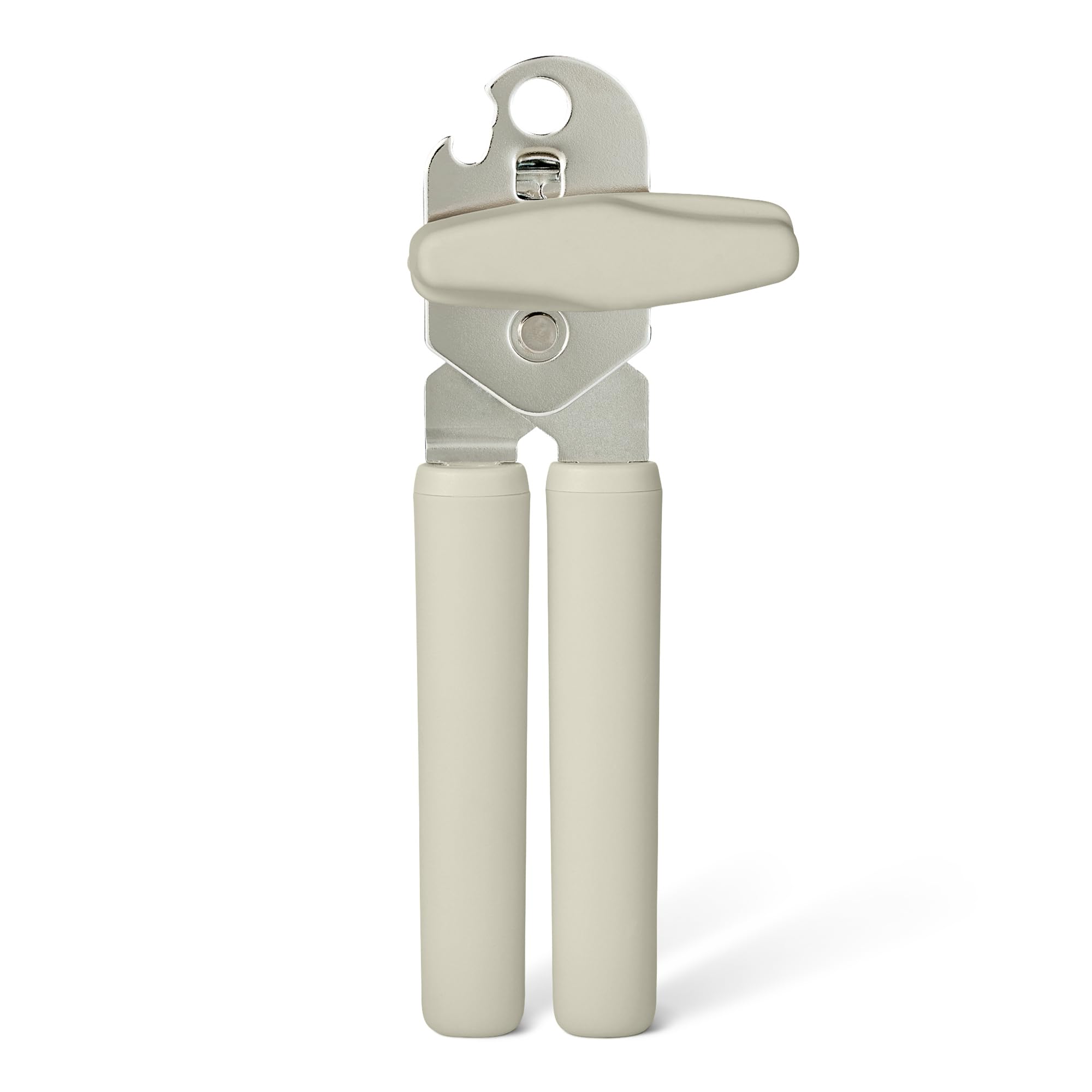 AmazonBasics Apriscatole Manuale Acciaio Inox Grigio Lino