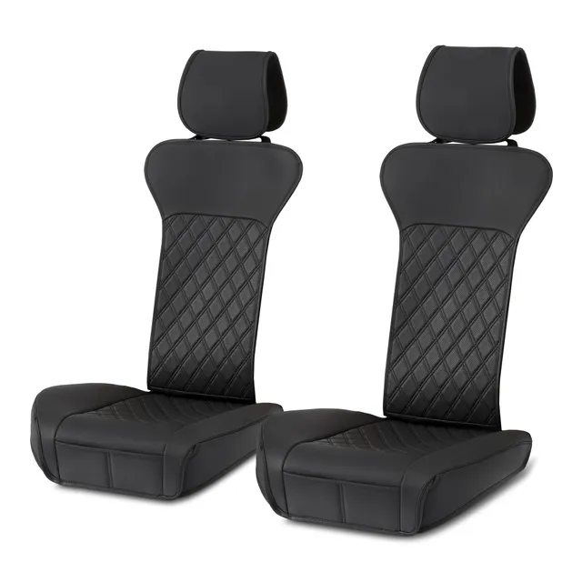 Amazon Basics coprisedili auto anteriori similpelle senza top 2 pz