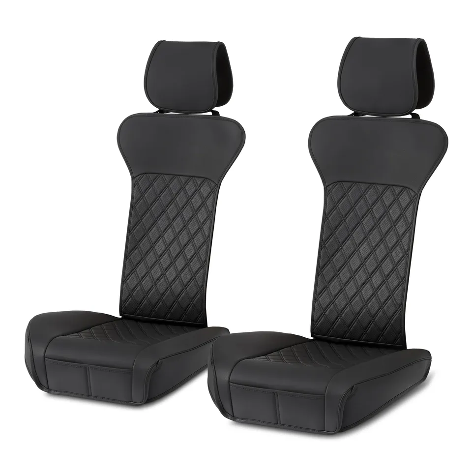 Amazon Basics coprisedili auto anteriori similpelle senza top 2 pz