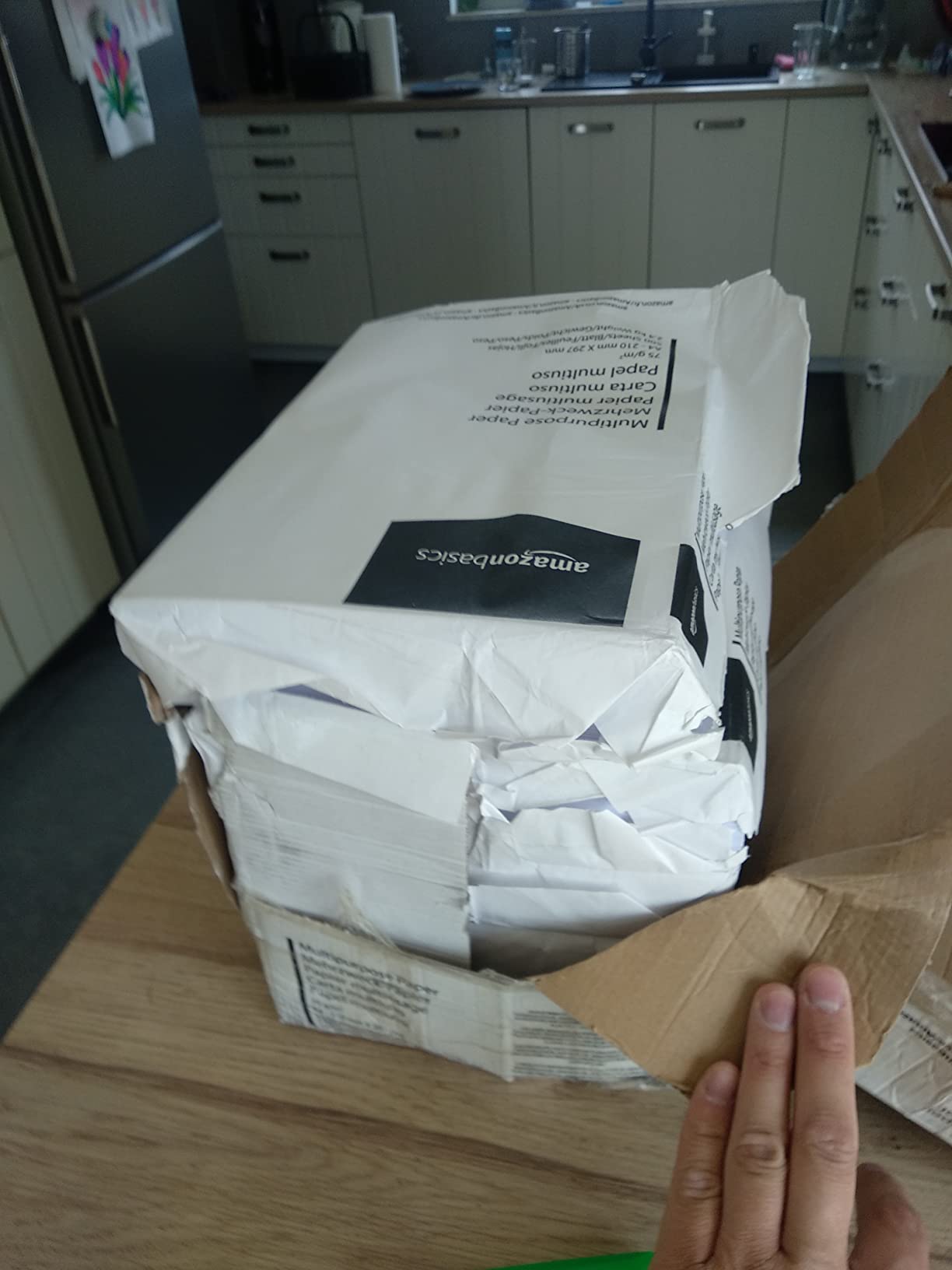 Amazon Basics Carta A4 75 g/m² 2500 Fogli Bianca Stampa