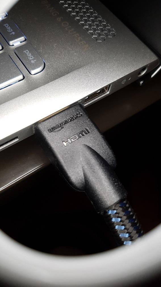 Amazon Basics cavo HDMI intrecciato 0,9 m nero 4K