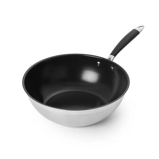 Amazon Basics Padella Wok Ceramica Antiaderente 28 cm