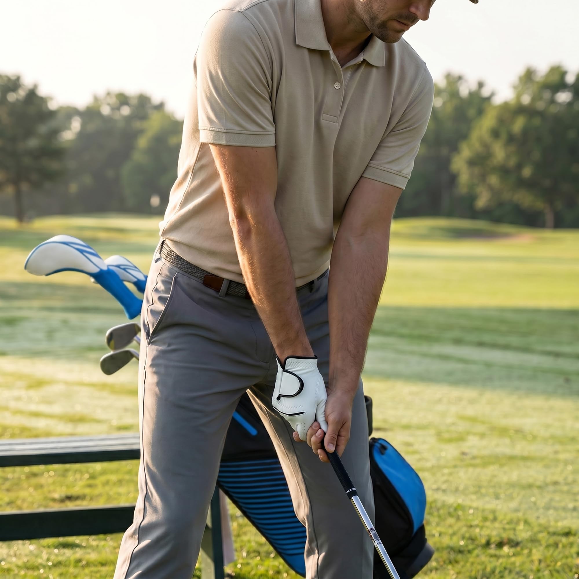 Amazon Basics guanti golf uomo M-L mano destra 2 pezzi