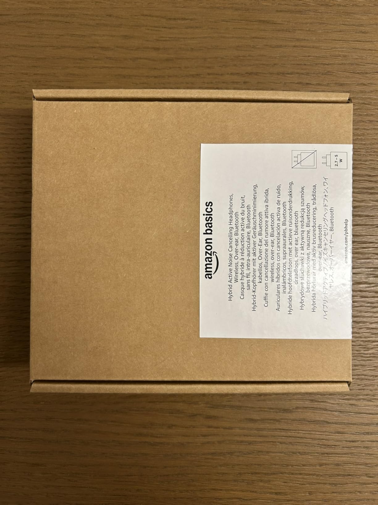 Amazon Basics Cuffie Wireless Bluetooth 5.3 ANC Nere 35 Ore