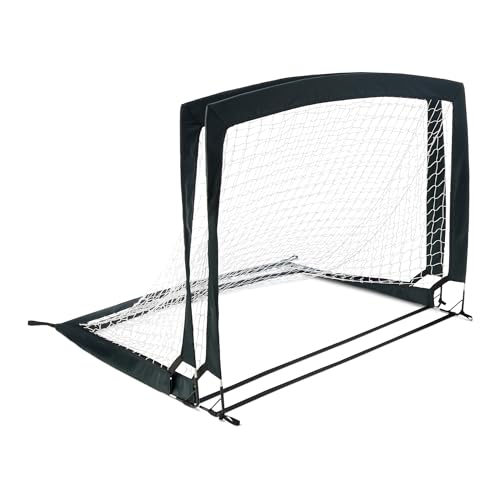 Amazon Basics Porte Calcio Pieghevoli 120x90cm Set 2 Pezzi