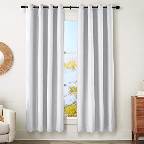 Amazon Basics Mabry 52x84 tende oscuranti bianche 2 pezzi blackout