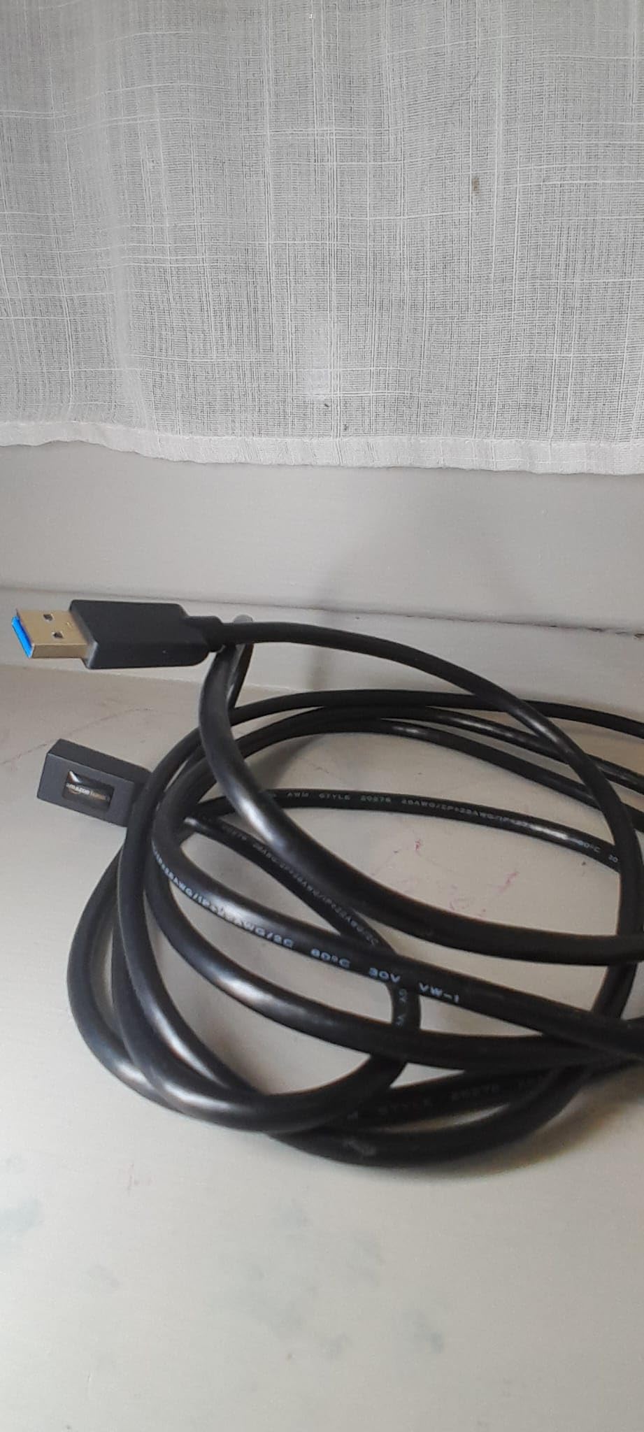 Amazon Basics Cavo Prolunga USB 3.0 3m Nero 4,8Gbps