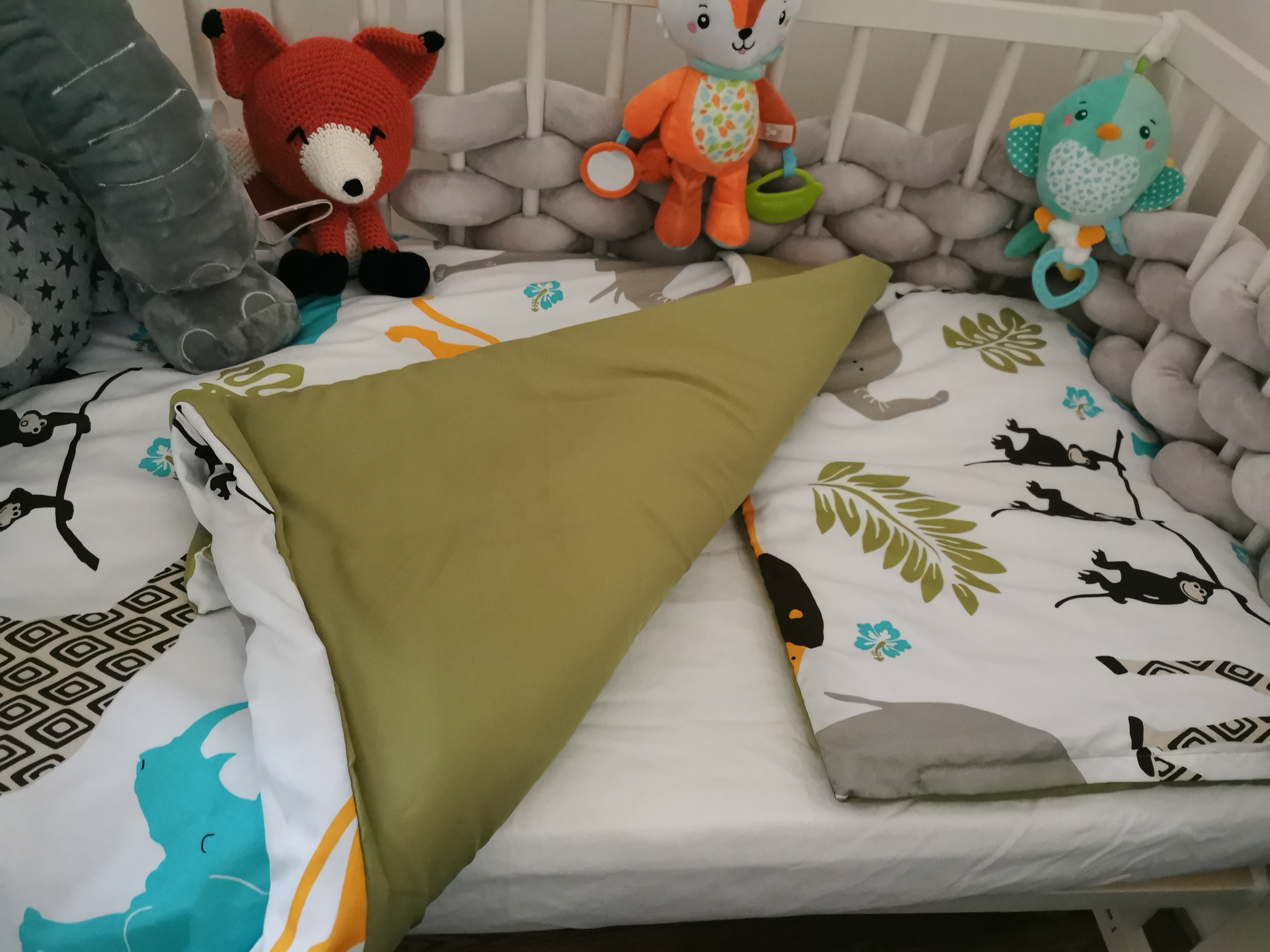 AmazonBasics Set Copripiumino Singolo Animalier 100x135 cm