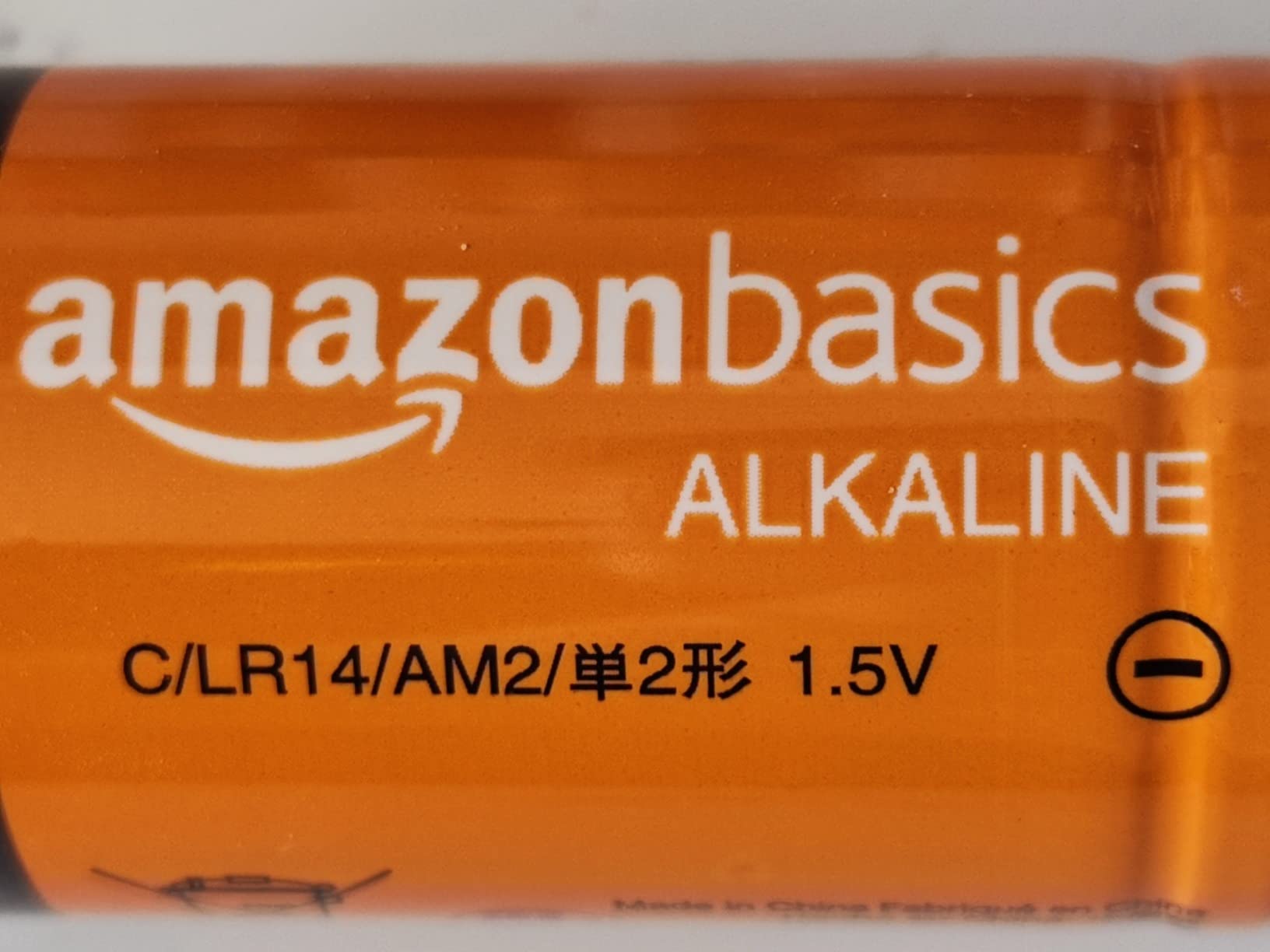 Amazon Basics Batterie C Alcaline 1,5V Confezione da 12 Durevoli