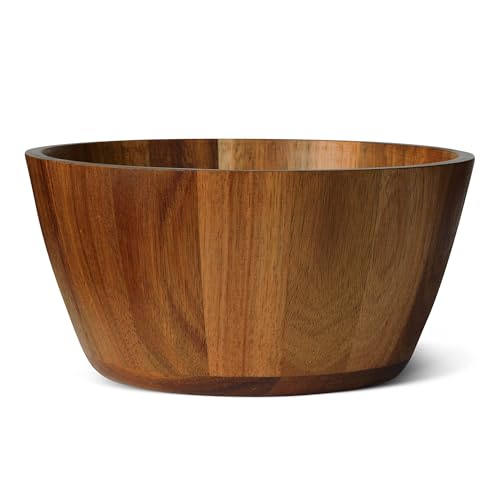 Amazon Basics Insalatiera Legno Acacia 25,4 cm Formato Famiglia