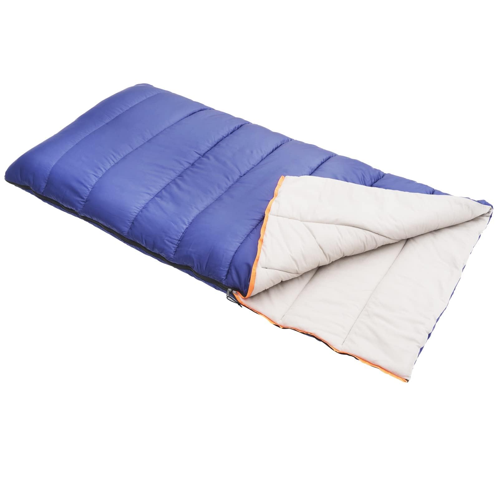 Amazon Basics sacco a pelo 4 stagioni blu 190 cm
