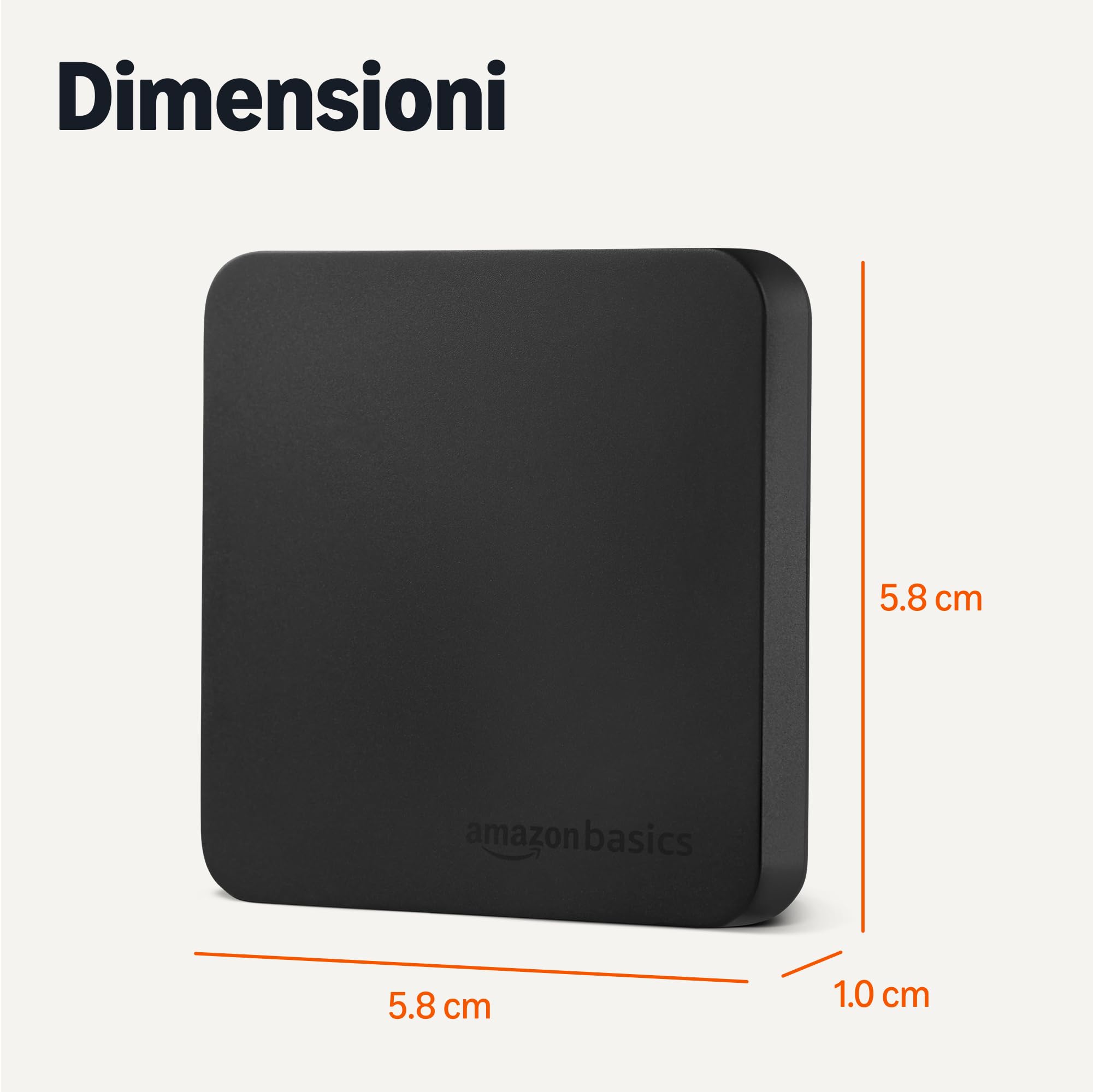 AmazonBasics SSD esterno 1TB 2000MB/s USB 3.2 nero IP65
