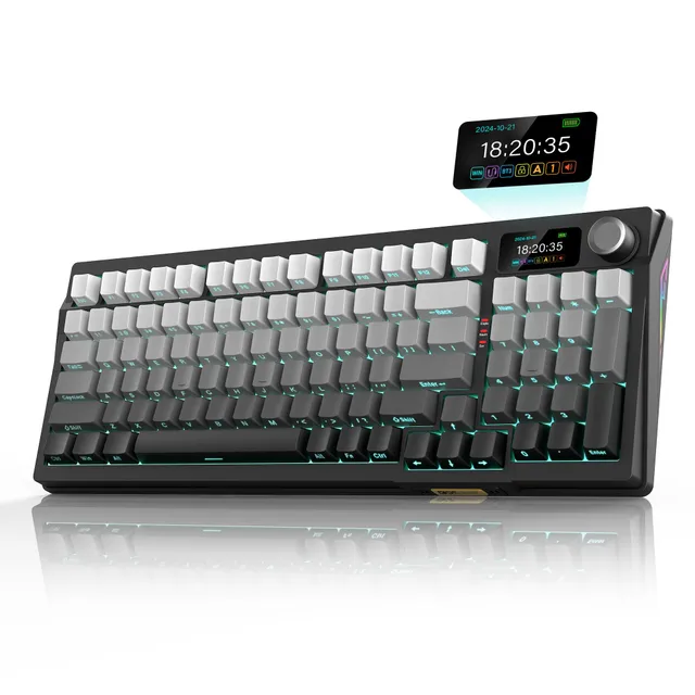 RedThunder K95 tastiera gaming wireless 95 tasti display
