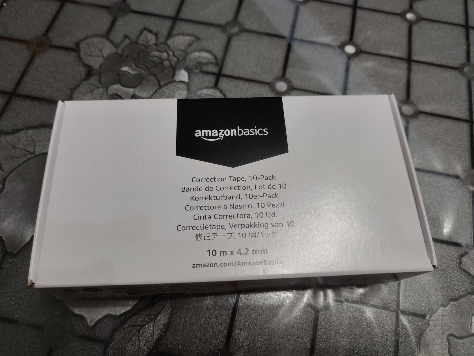 Amazon Basics Correttore a Nastro 4,2 mm x 6 m 10 Pezzi Bianco