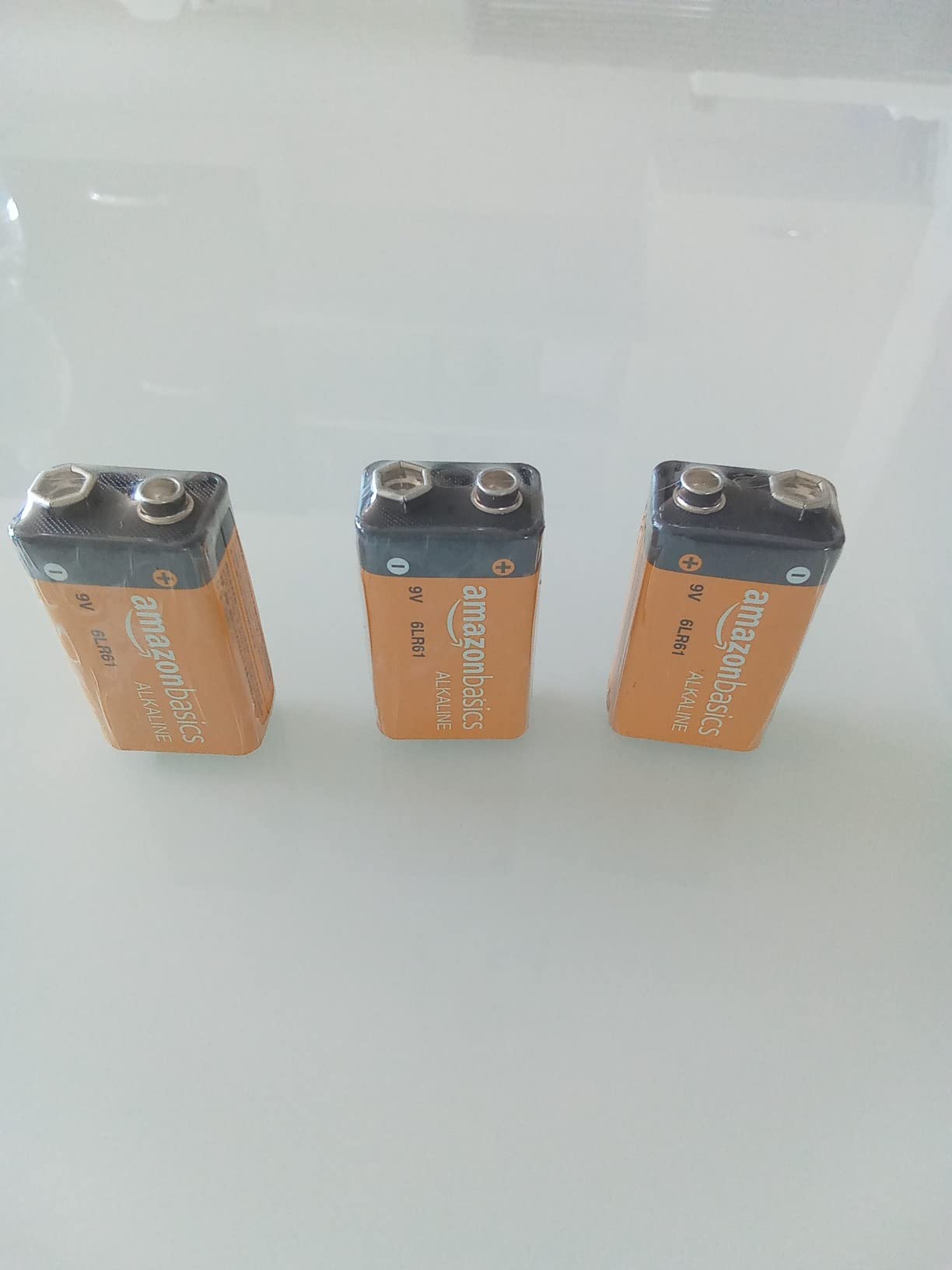 Amazon Basics Batterie Alcaline 9V 8 Pezzi Lunga Durata