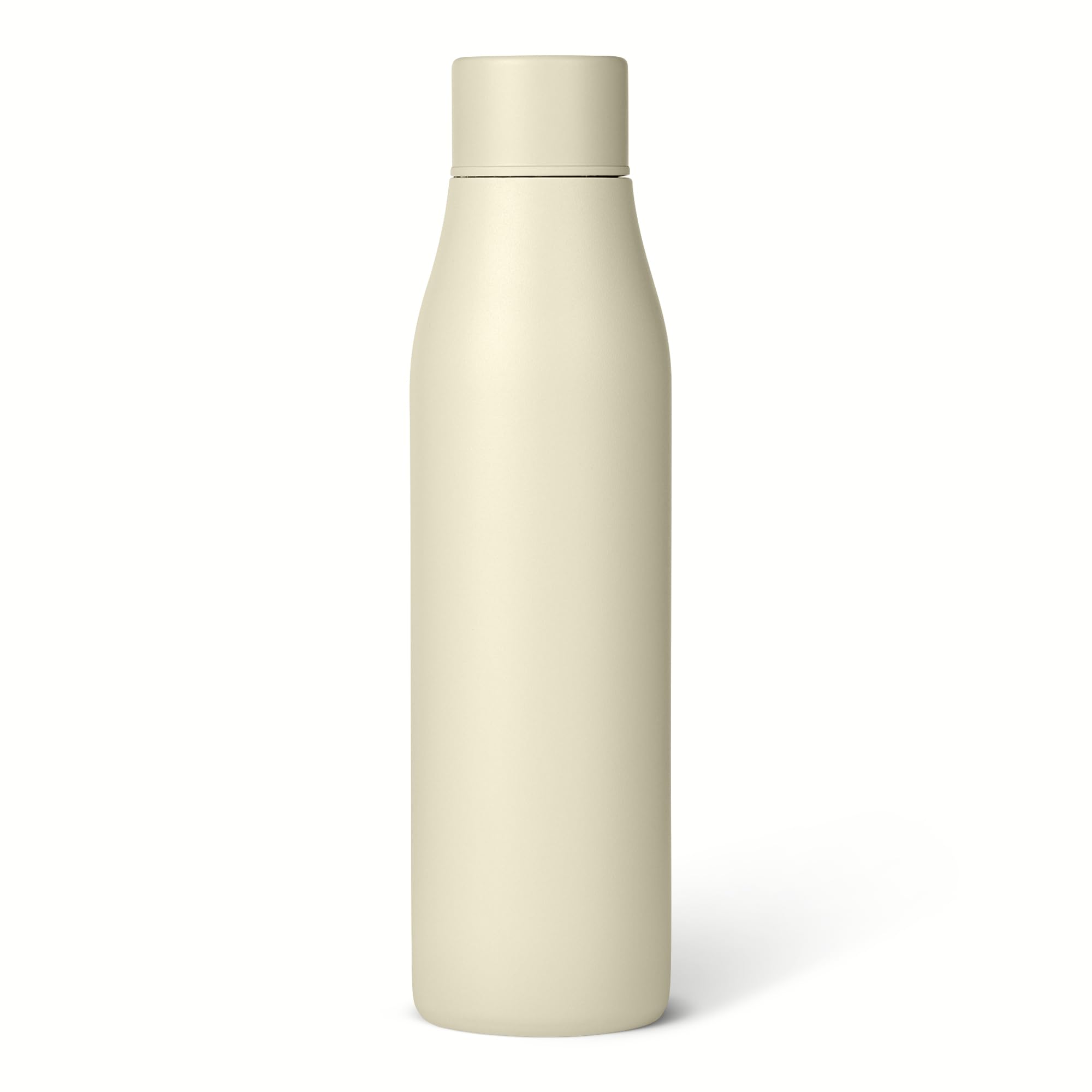 Amazon Basics Borraccia Termica 592 ml Bianco Sporco Inox