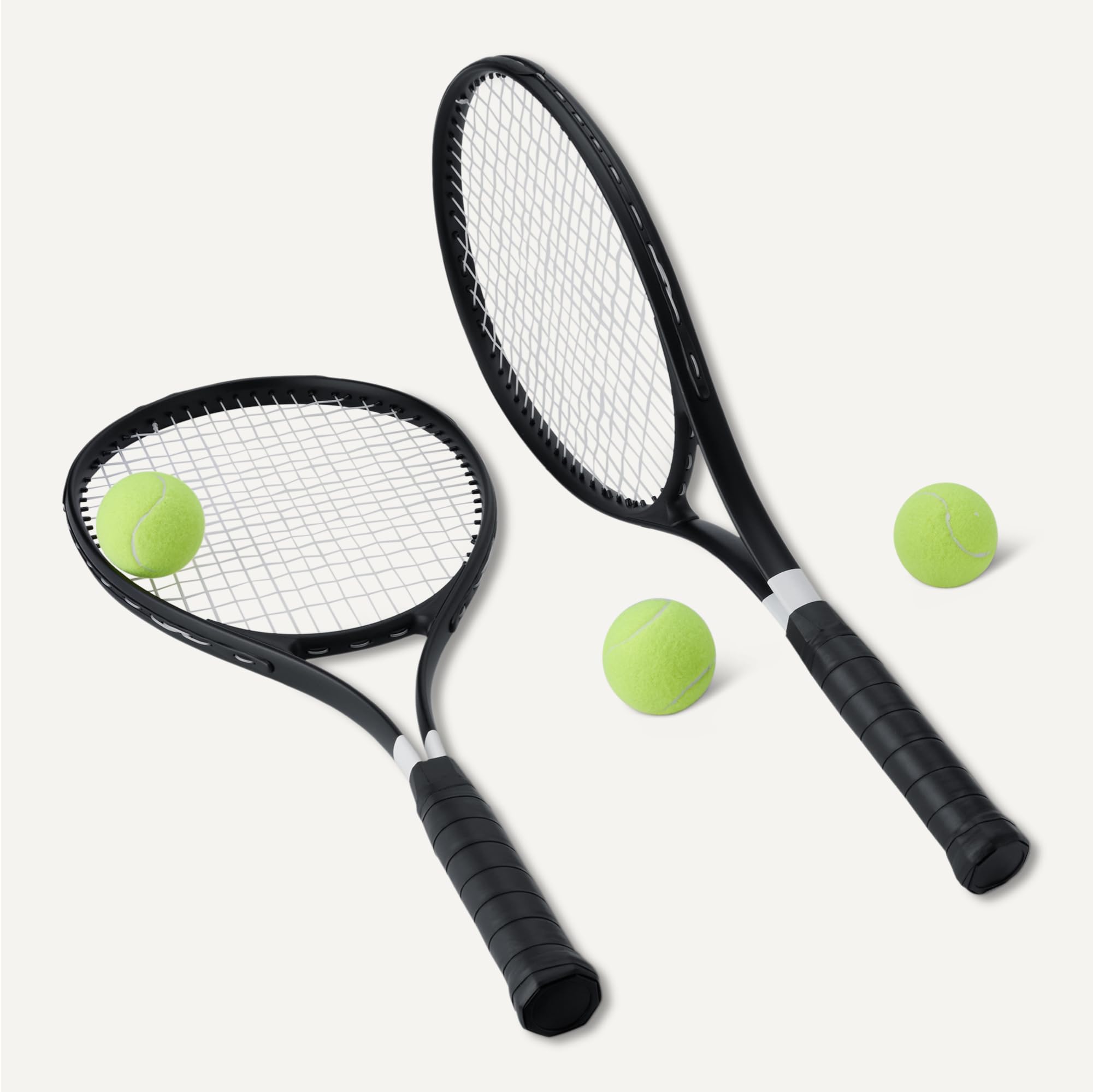 Amazon Basics Set Racchette Tennis 68,5 cm con Palline