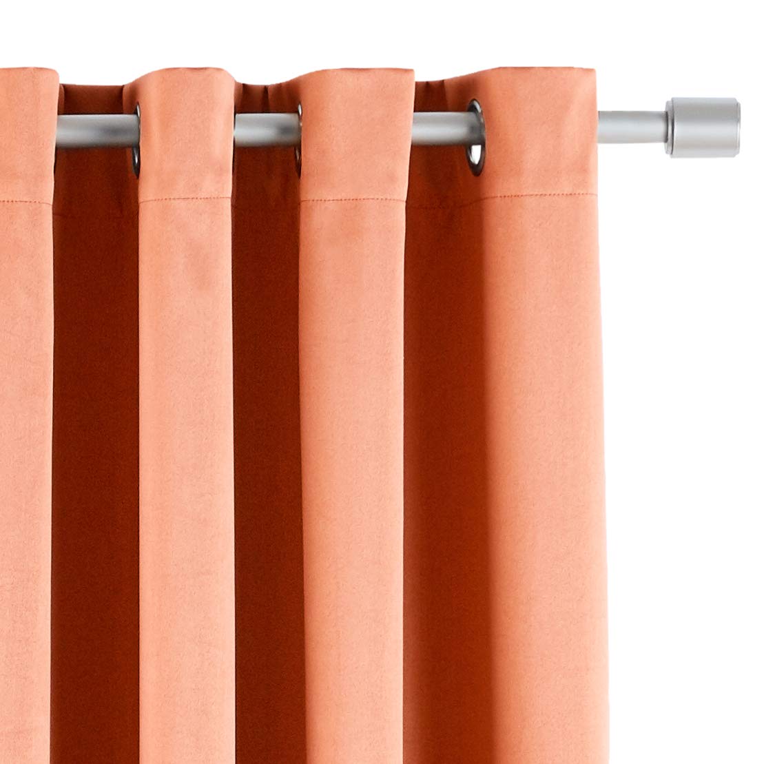 Amazon Basics Theatre Grade tende 132x241 cm terracotta oscuranti 2pz