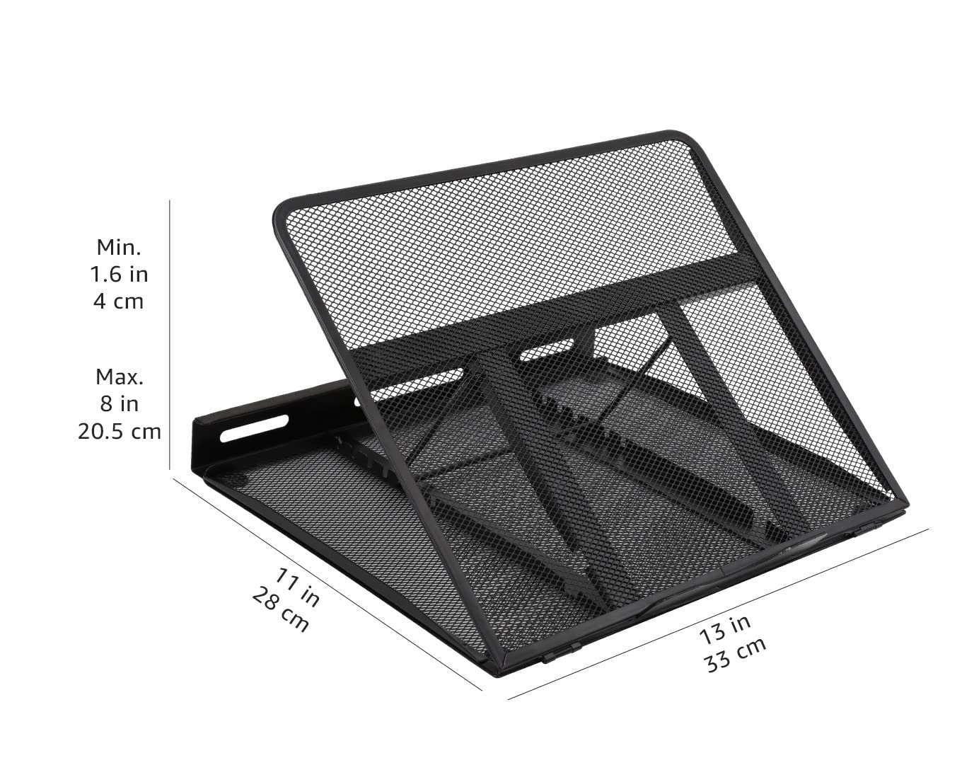 Amazon Basics Supporto Laptop 17,3 Pollici Nero 7 Livelli