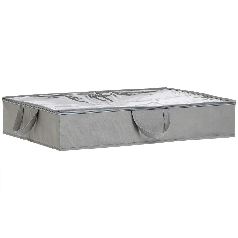 AmazonBasics Contenitore Sottoletto 77x51cm Grigio 2 Pezzi