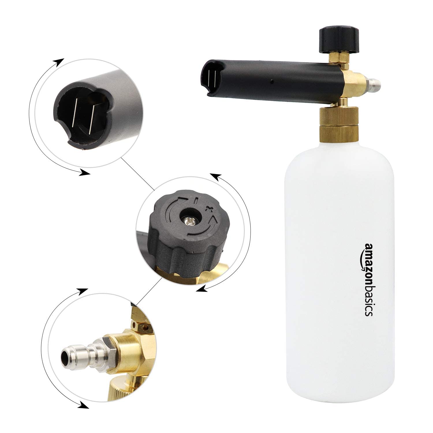 AmazonBasics lancia schiuma per idropulitrice 1 litro ottone
