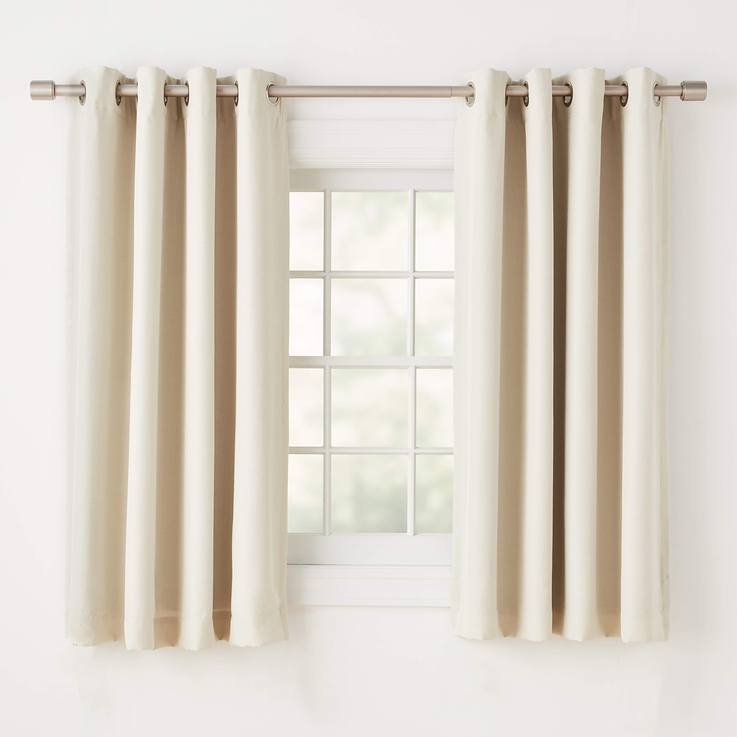 Amazon Basics Mabry 52x54 tende oscuranti avorio 2 pezzi blackout