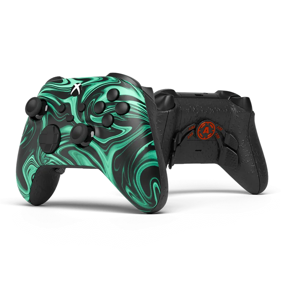 Aim Controller Caustic Green controller Xbox verde