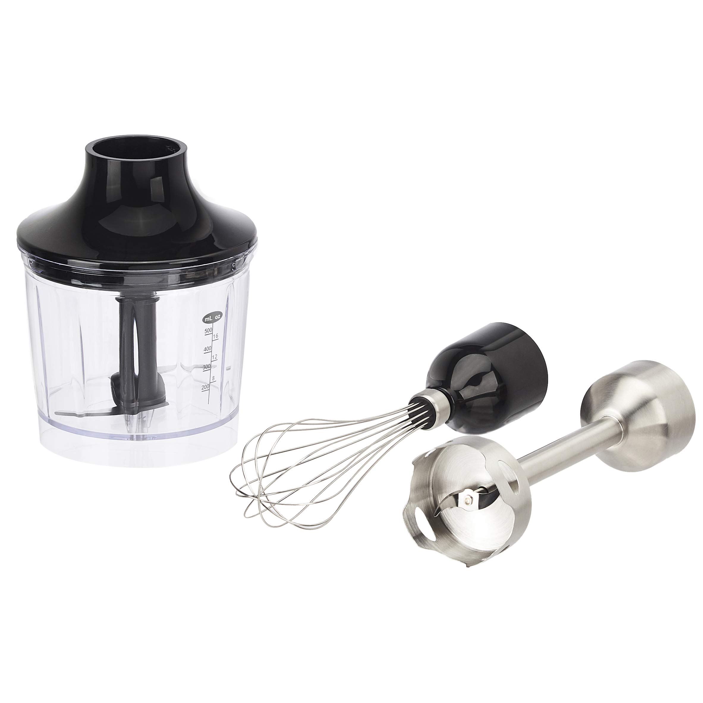 Amazon Basics Frullatore a Immersione 500W con Accessori