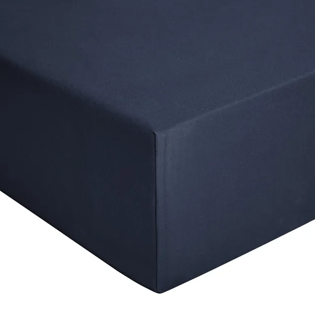 AmazonBasics Lenzuolo con Angoli Jersey 90x200 Blu Marino