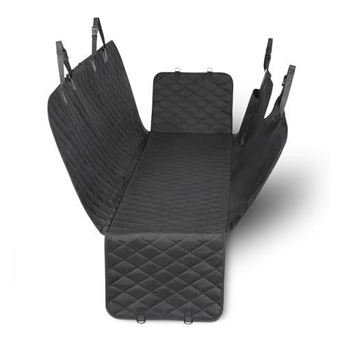 AmazonBasics Coprisedile Auto Cani Nero Impermeabile