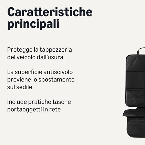 Amazon Basics Coprisedile Auto Posteriore 2 Pezzi Nero