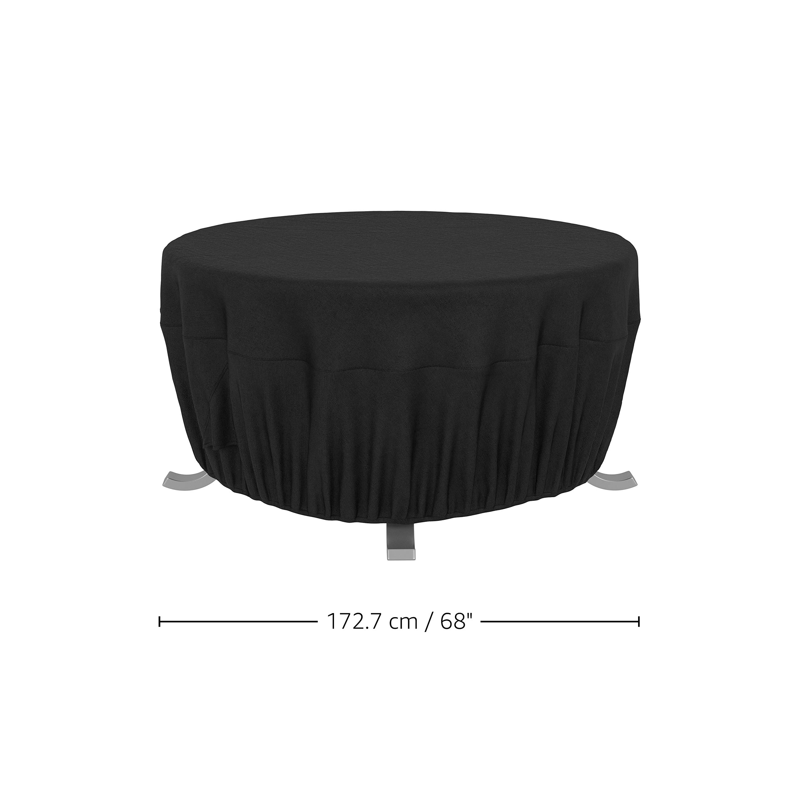 AmazonBasics Telo Copri Braciere 173x173 cm Nero Impermeabile