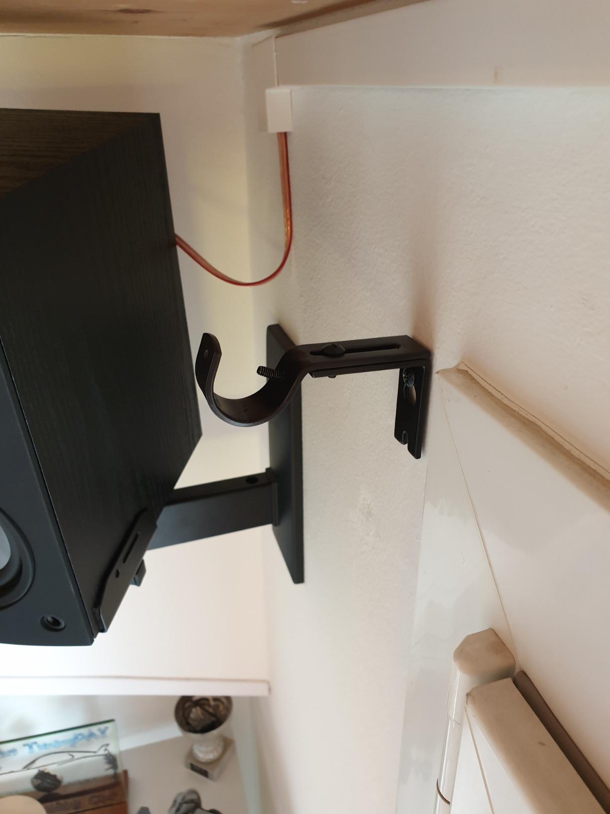 Amazon Basics Supporti Bastone Tenda Regolabili Set da 2 Neri Acciaio
