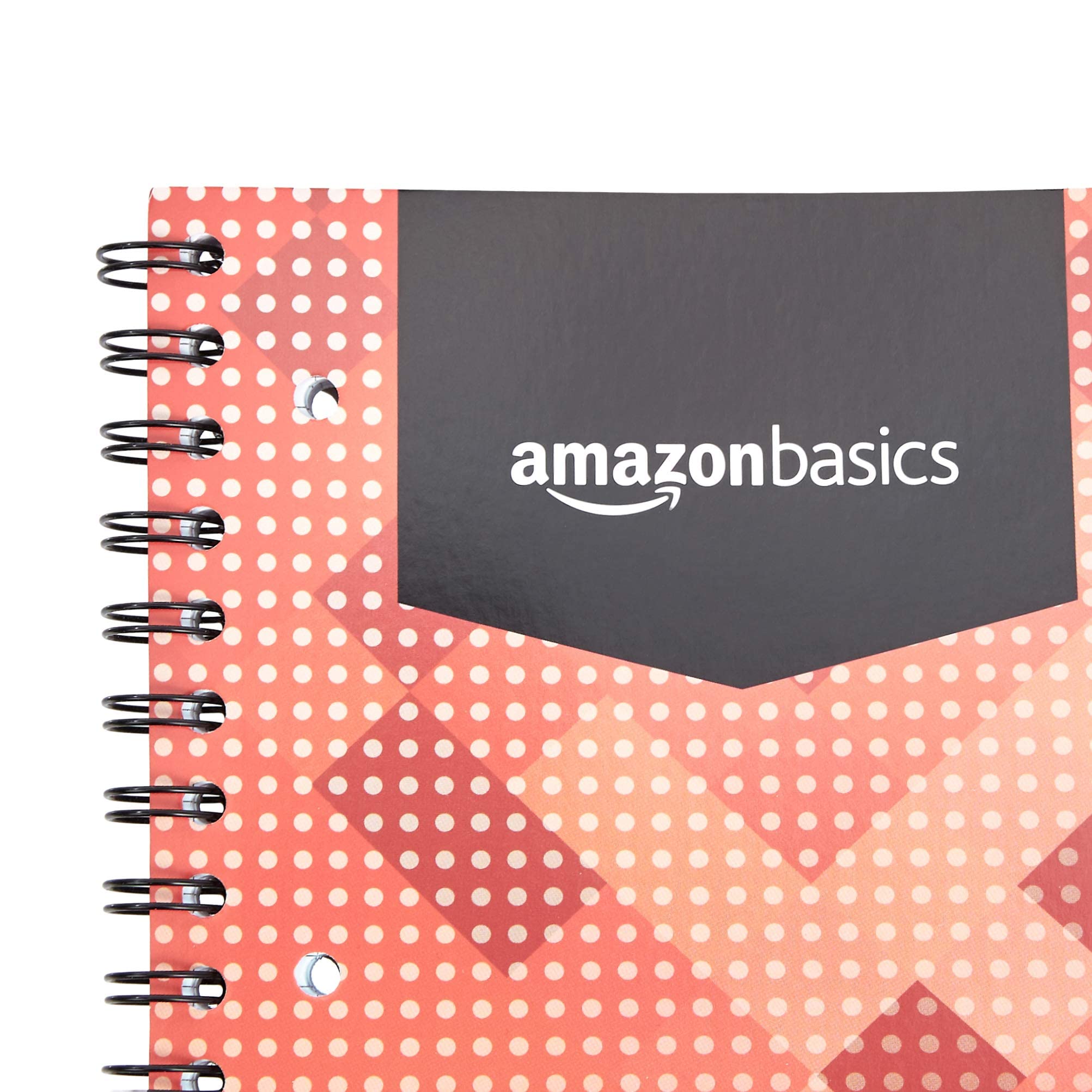 AmazonBasics Quaderno Spirale A4 Quadretti 5 Pezzi 90 g/m²