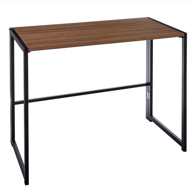 AmazonBasics Tavolo pieghevole 102 cm nero portatile