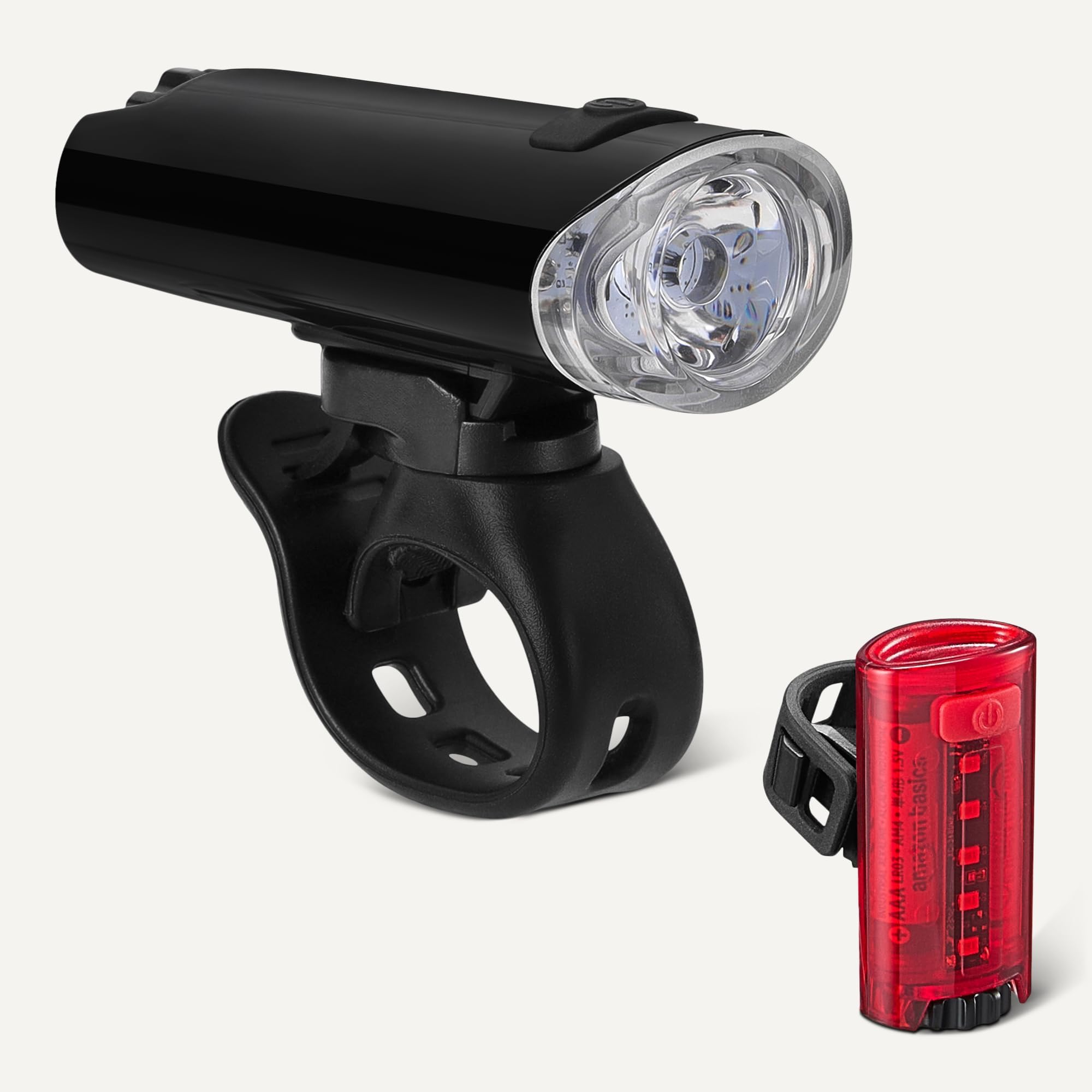 Amazon Basics luci bici LED anteriore posteriore impermeabili