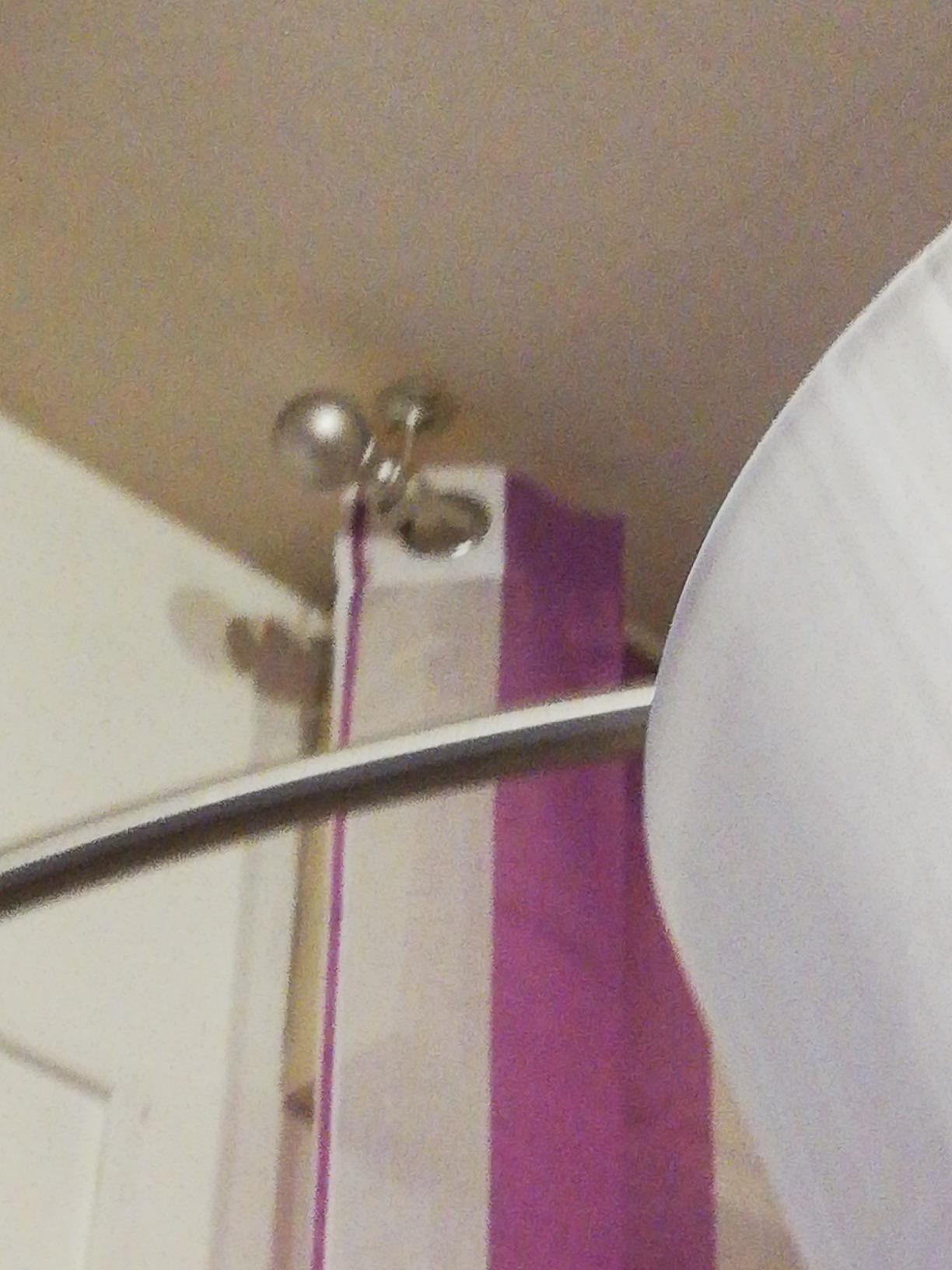 Amazon Basics Staffe Soffitto Nichel per Tende 2 Pezzi